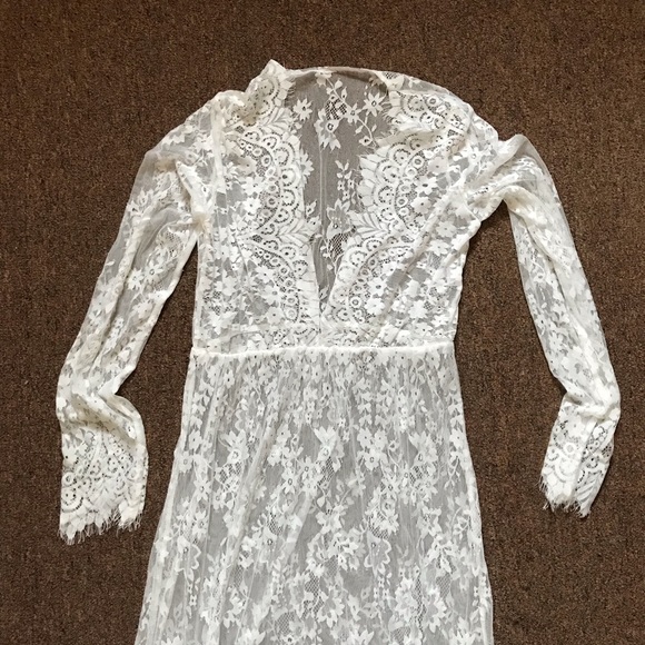 Other - Full length lace nightgown